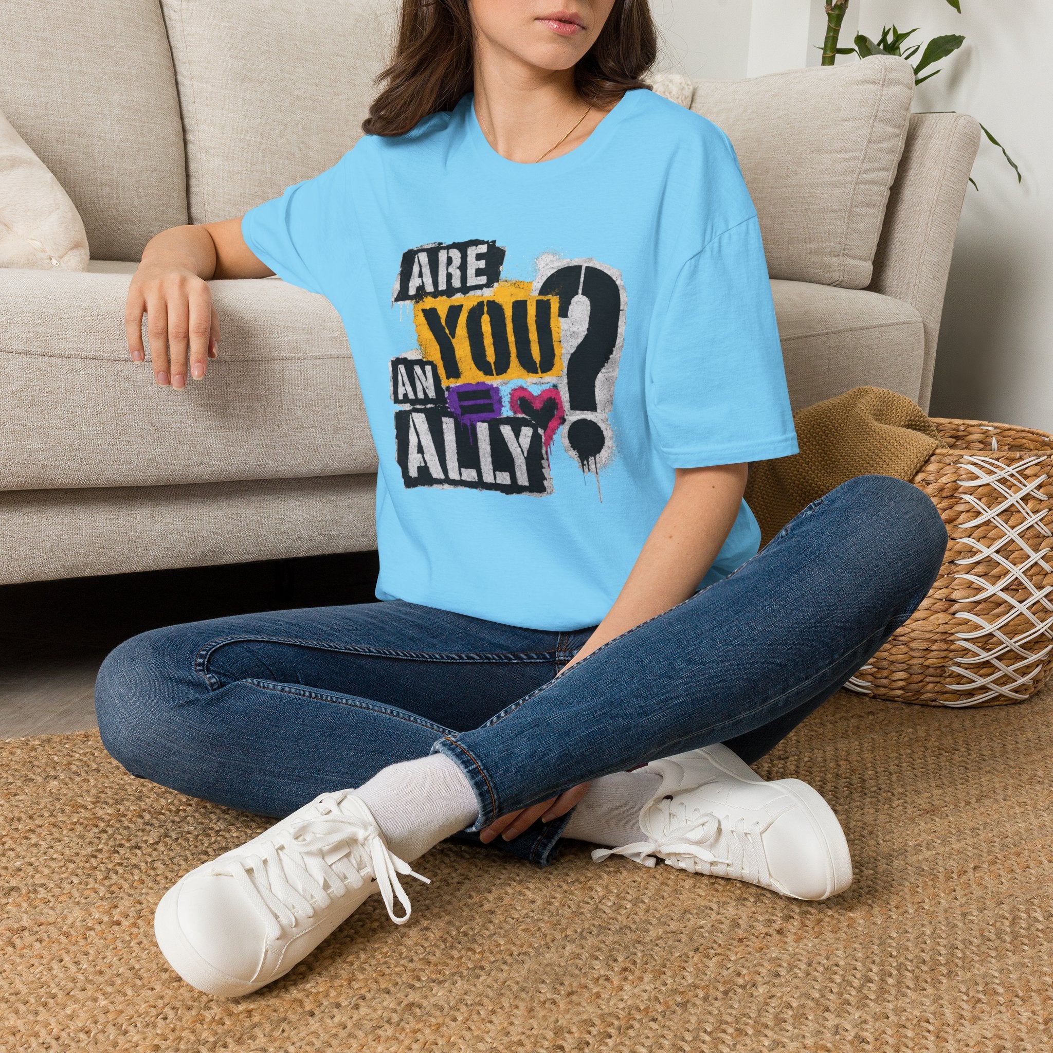 Are You An Ally? Graphic T‑Shirt — Pride & Allyship Tee