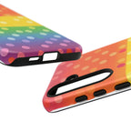 Rainbow Polka-Dot Tough Case for Android