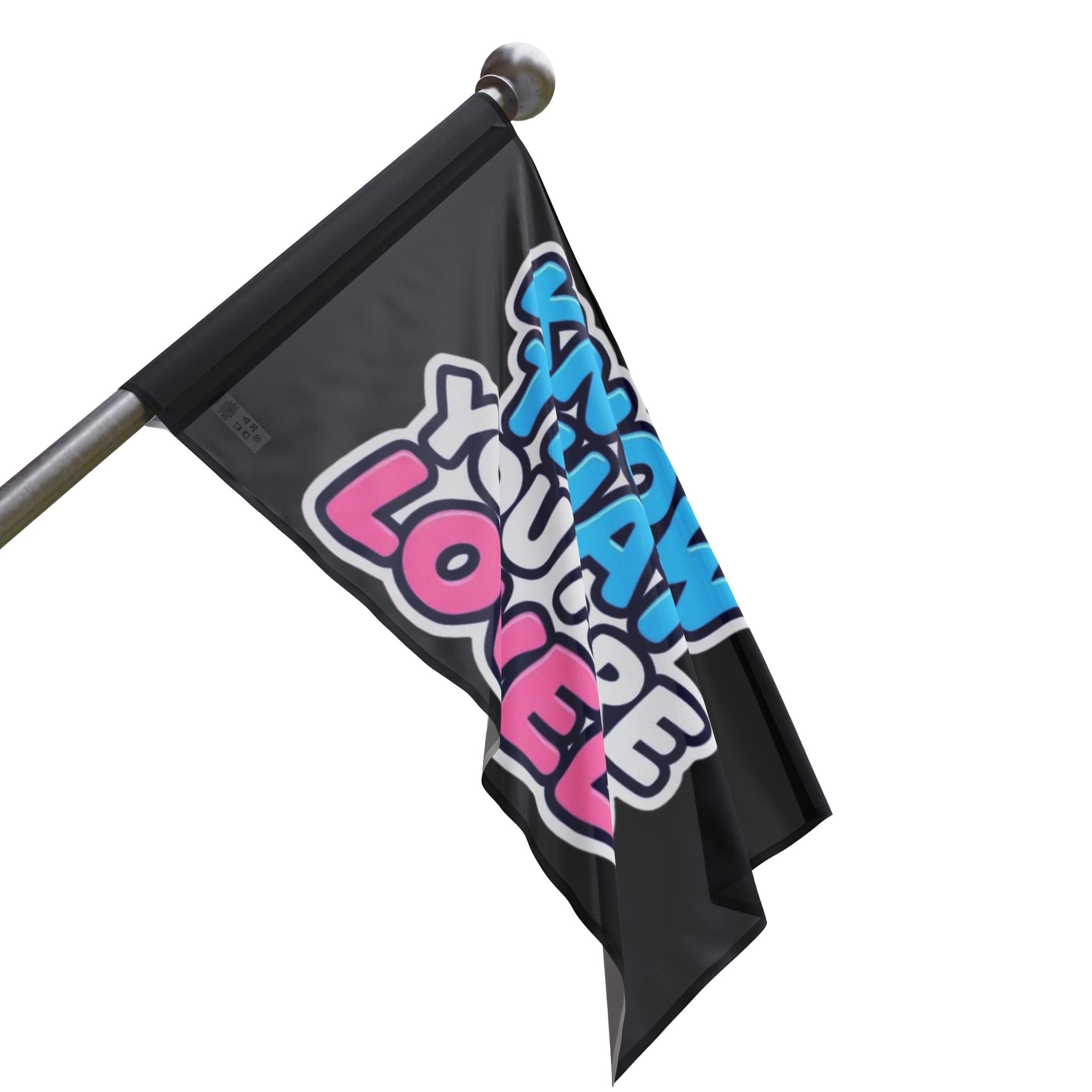 Know That You Are Loved Trans Colors Flag - Aesthetic LGBTQ+ Banner for Celebration & Home Decor
