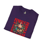 Fierce Female Unisex T-Shirt - Softstyle Floral Graphic Tee