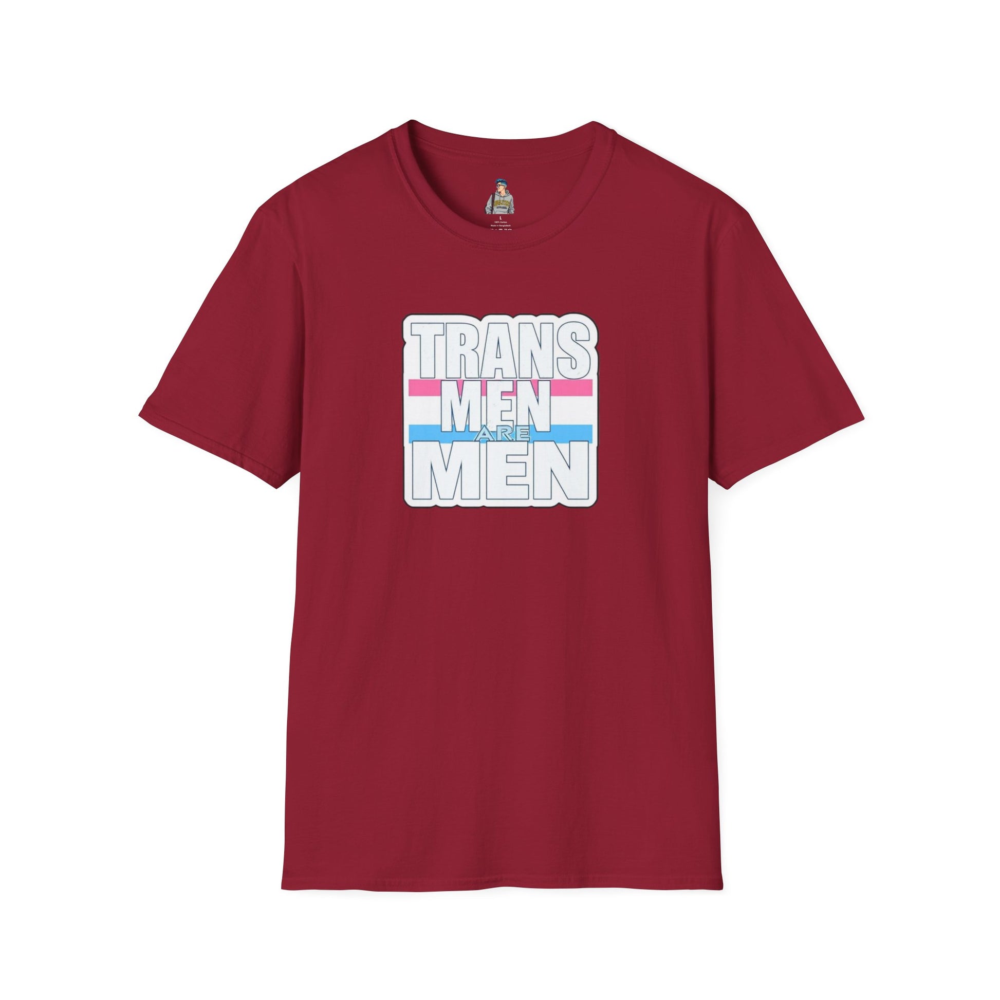 Unisex Softstyle T-Shirt - 'Trans Men Are Men' Statement Tee