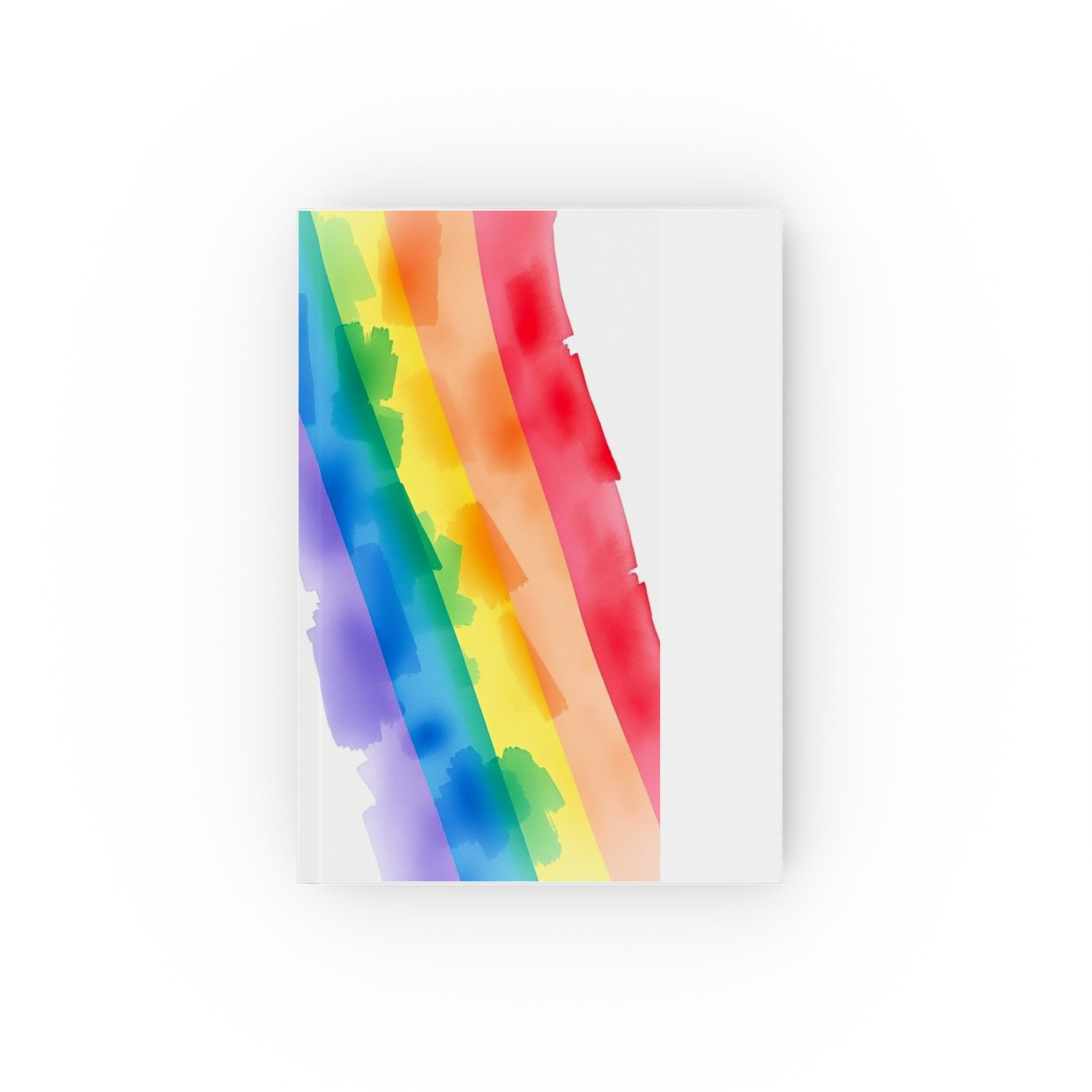 Watercolor Rainbow Hard Backed Journal - Perfect for Gifts, Journaling, and Celebrations