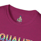 Equality is Greater Than Division T-Shirt — Rainbow Pride Graphic Tee