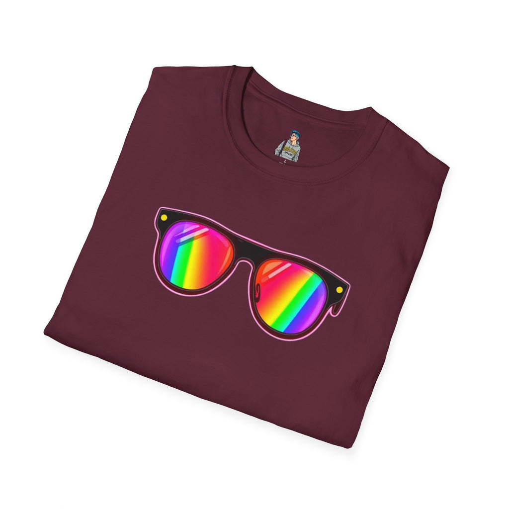 Rainbow Sunglasses Unisex t-shirt