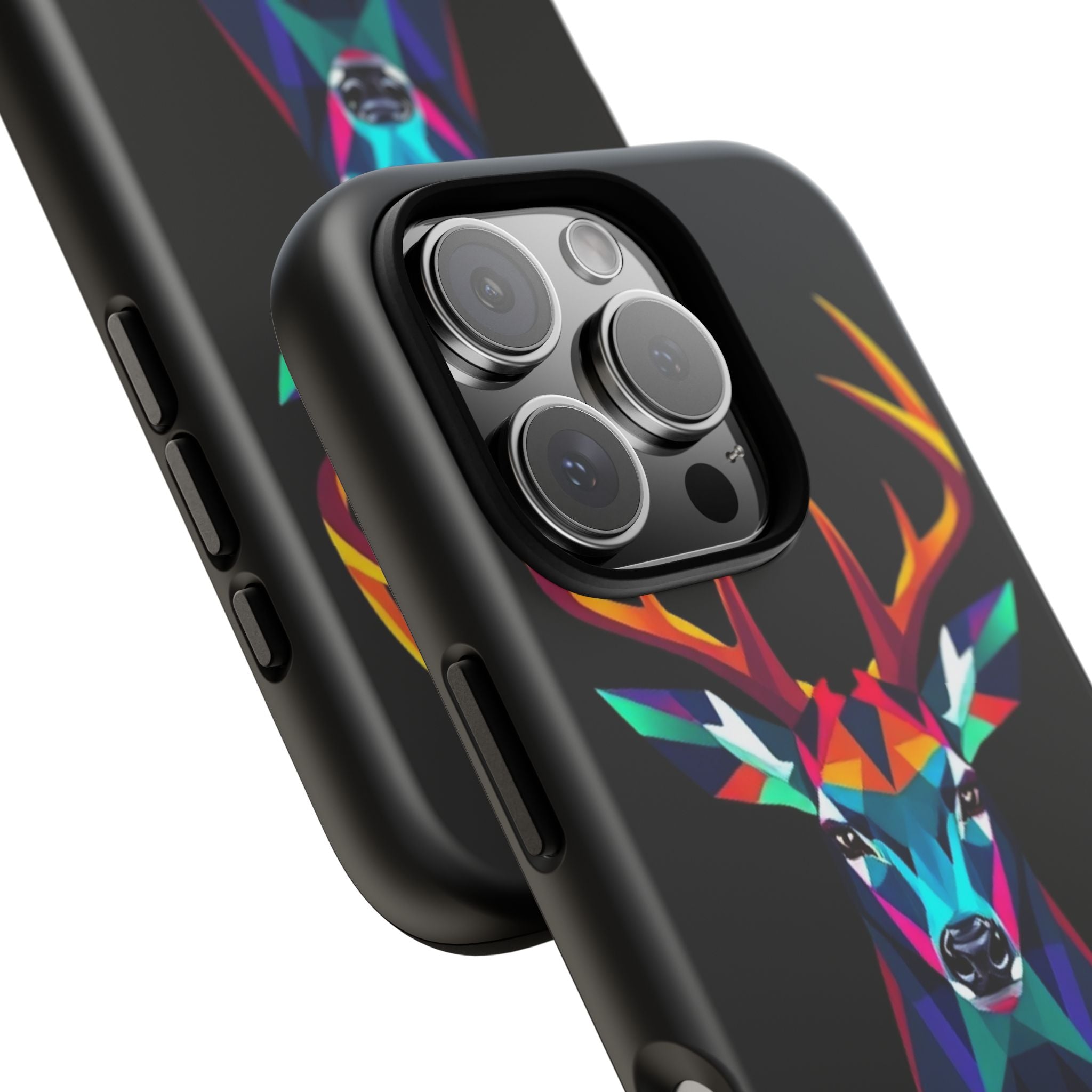Colorful Fractal Deer Art Design Tough Case For Android & iPhone