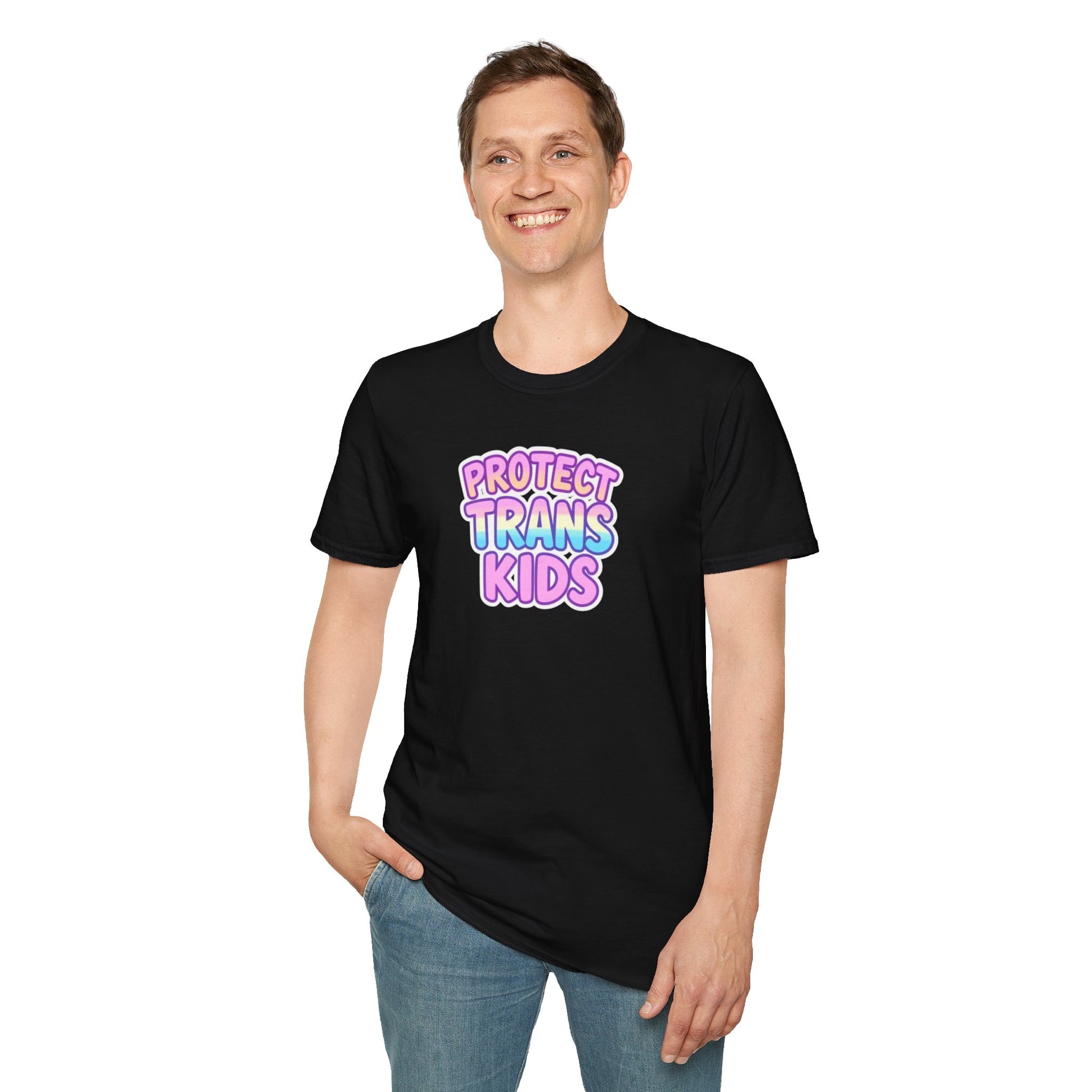 Unisex Softstyle T-Shirt - Protect Trans Kids Tee