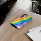 Rainbow Watercolor Art Tough Cases For Android & iPhone