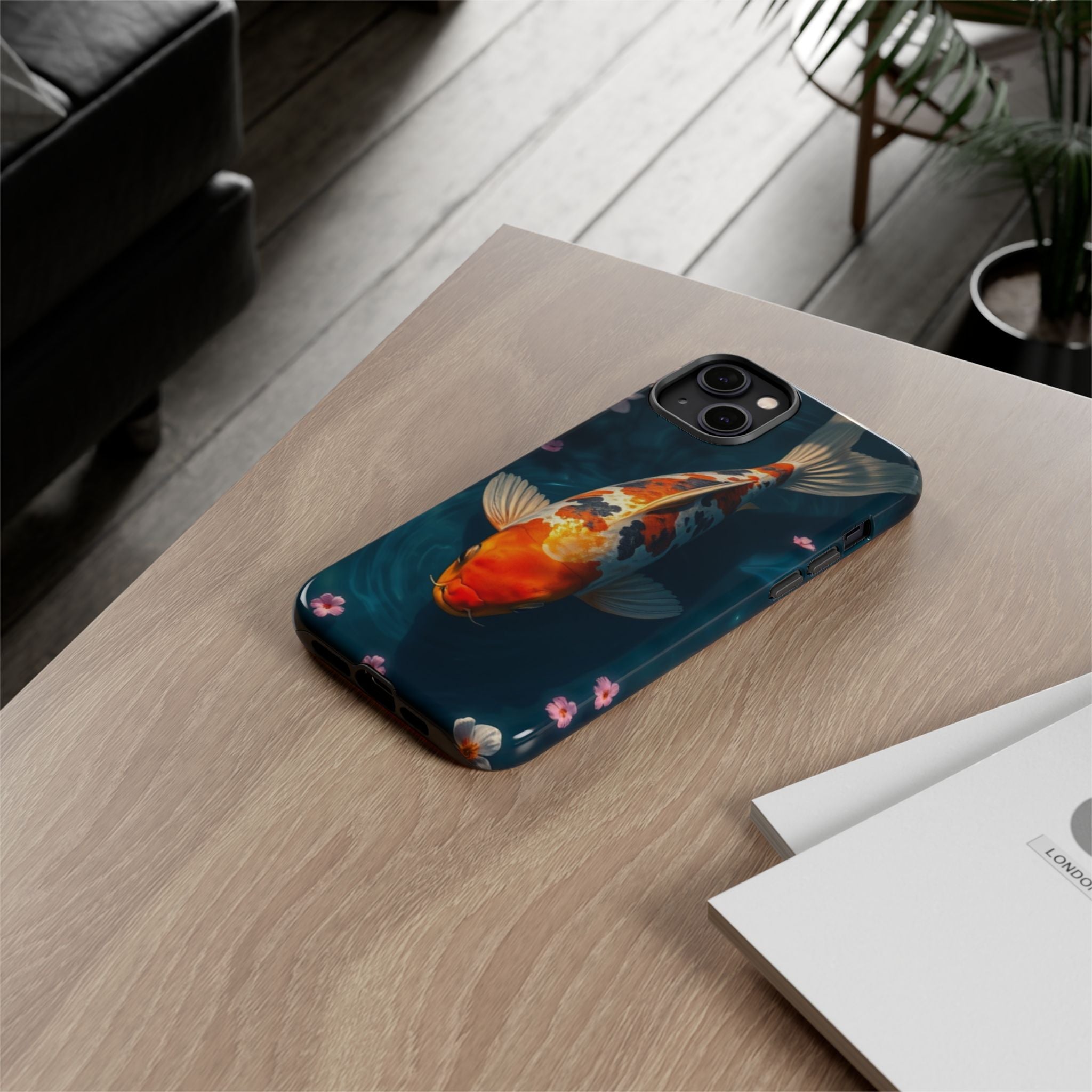 Peaceful Koi Cherry Blossom Tough Cases For Android & iPhone
