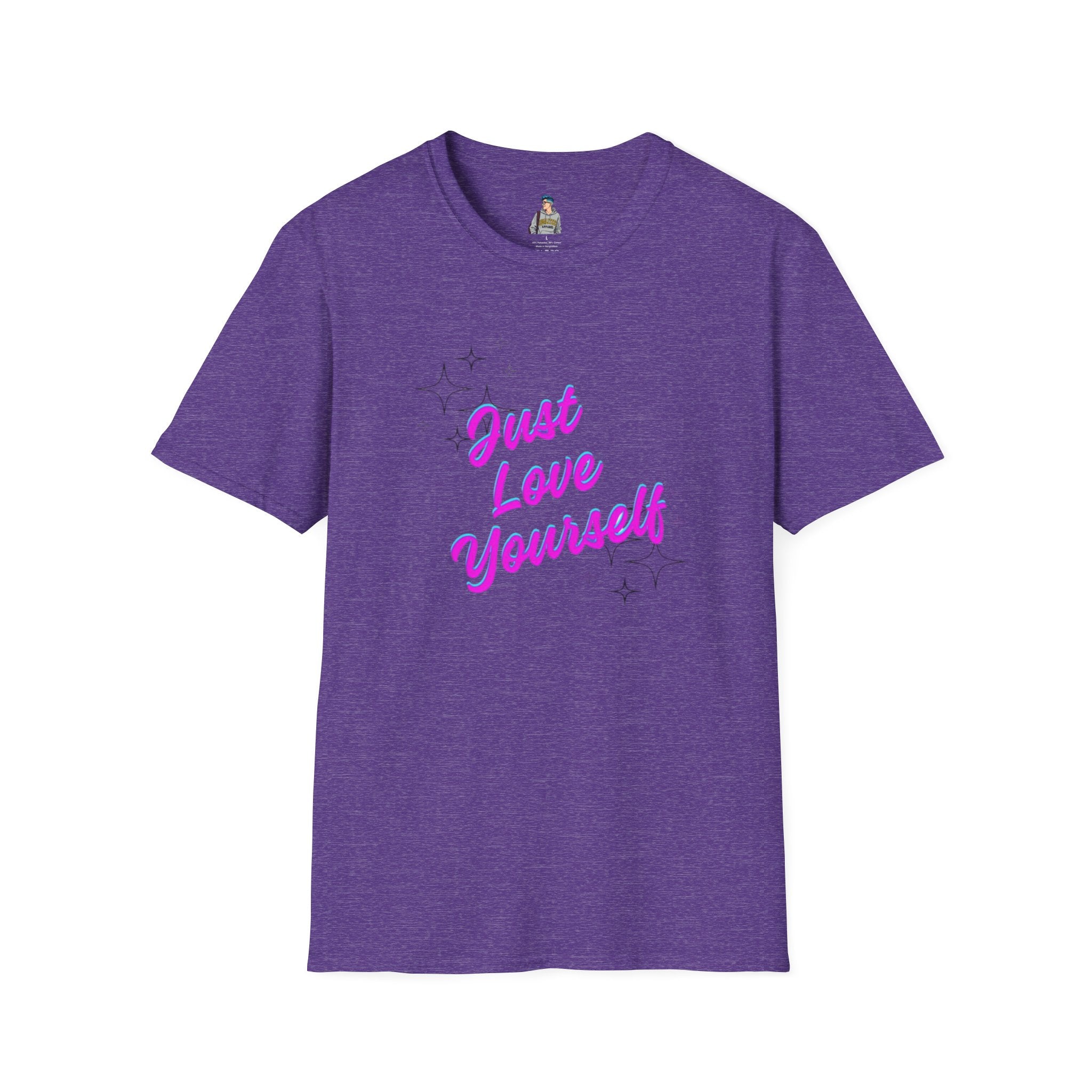 Just Love Yourself Unisex Softstyle T-Shirt - Motivational Tee for Self-Love