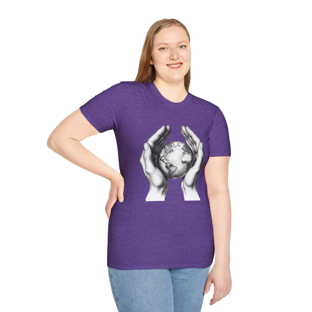 Earth in Your Hands T-Shirt — Protect the Planet Graphic Tee