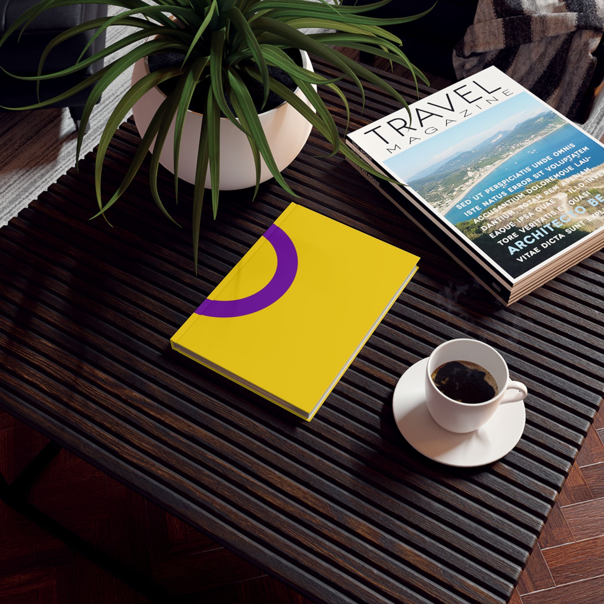 Intersex Pride Design Hard Backed Journal - Perfect for Gifts, Journaling, and Celebrations