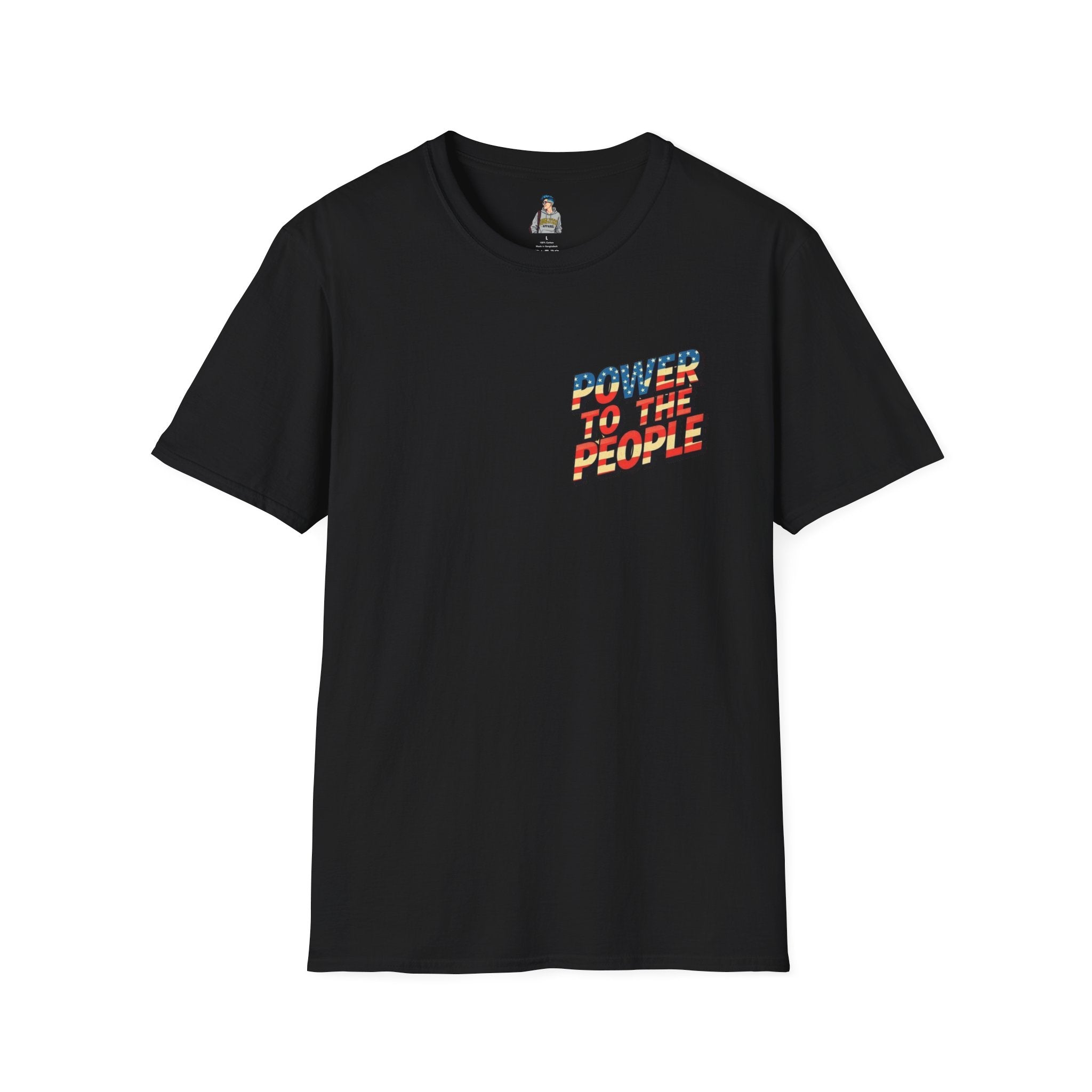 Power to the People Unisex Softstyle T-Shirt Classic Protest Tee