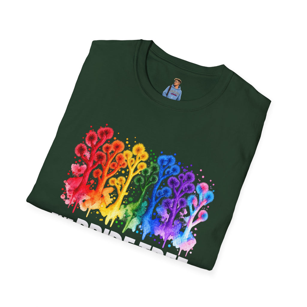Pride Tree Las Vegas White Text T-shirt