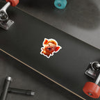 Die-Cut Stickers - Angry Little Orange Pig