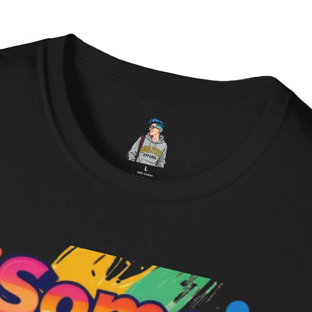 Queer Pride T-Shirt — "Some People Are Queer. Get Over It." Rainbow Graphic
