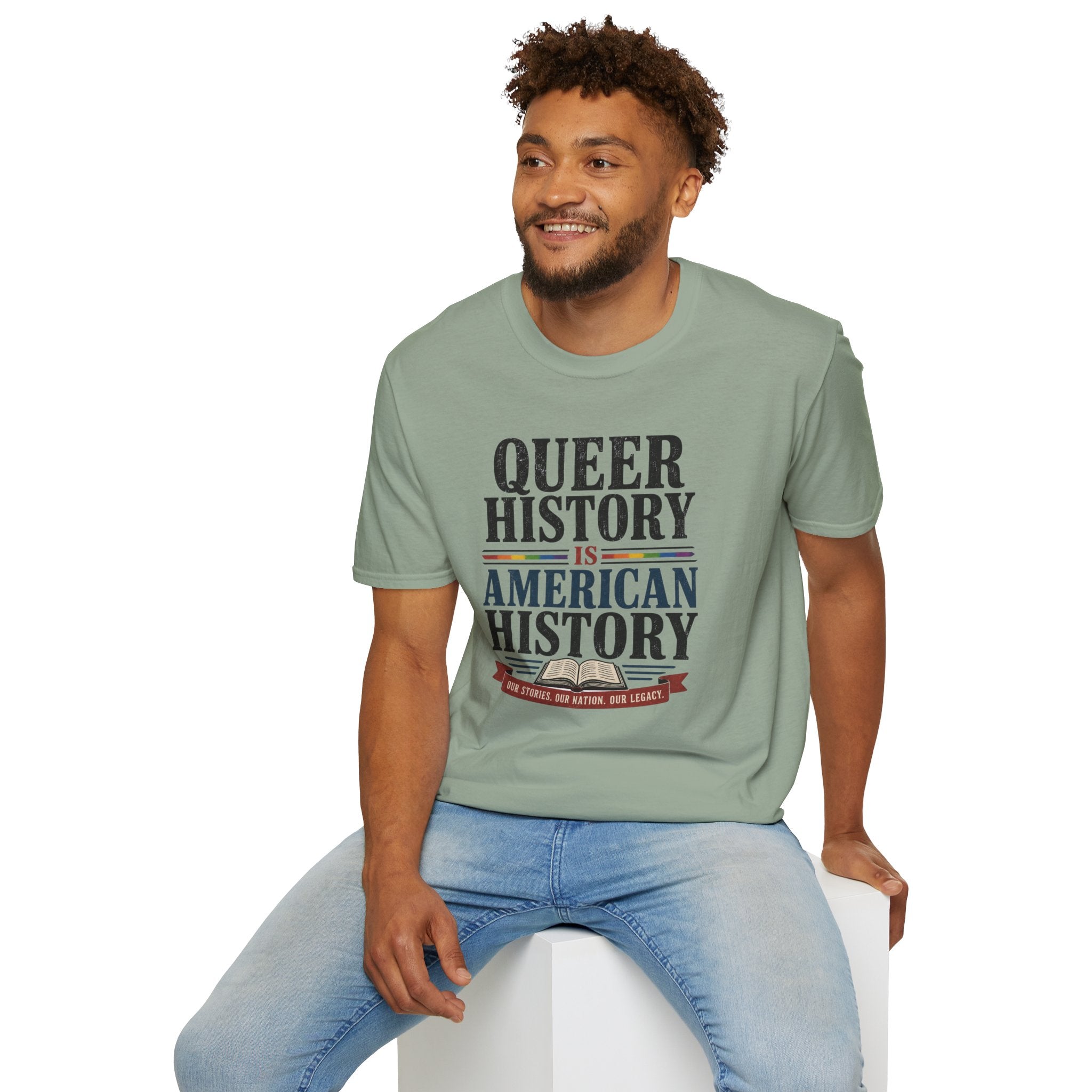 Queer History Is American — Graphic T-Shirt