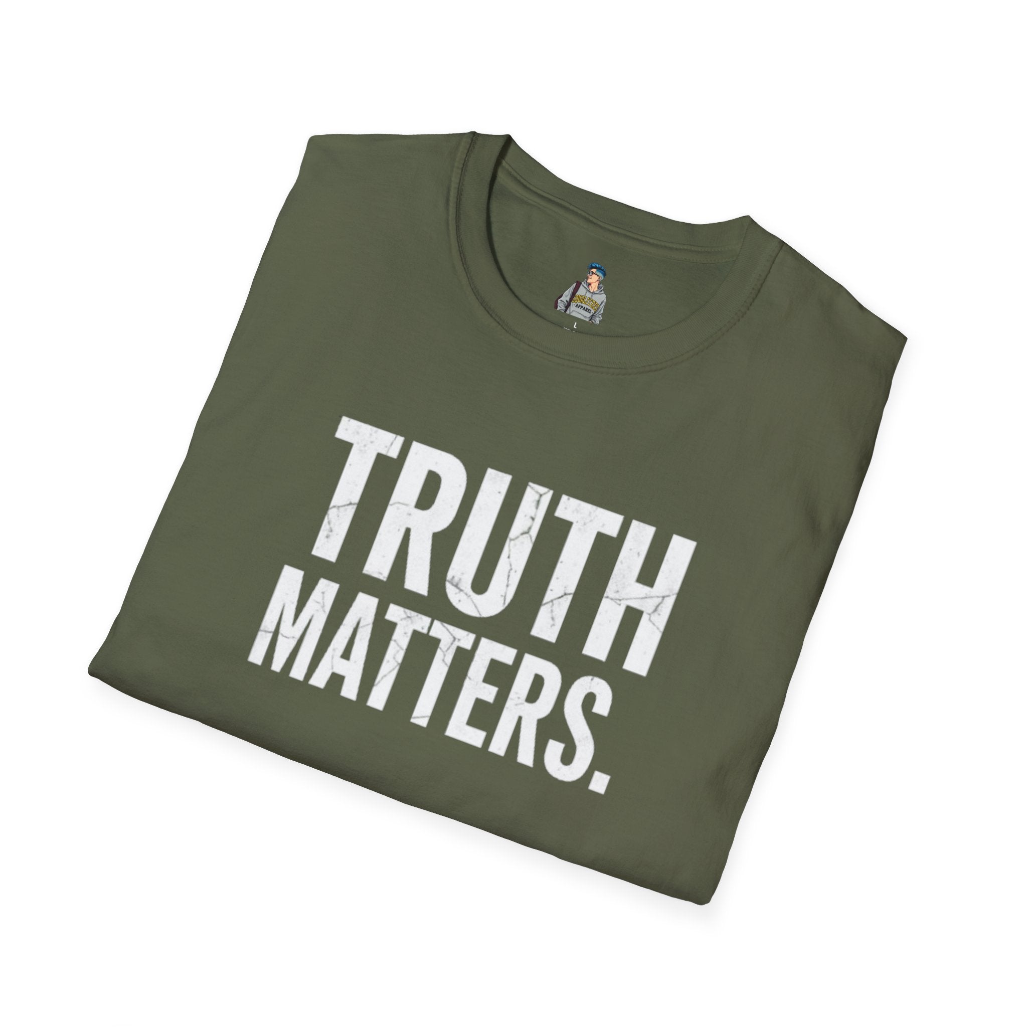 Unisex Softstyle T-Shirt – "Truth Matters" Statement Tee for Activists & Everyday Wear