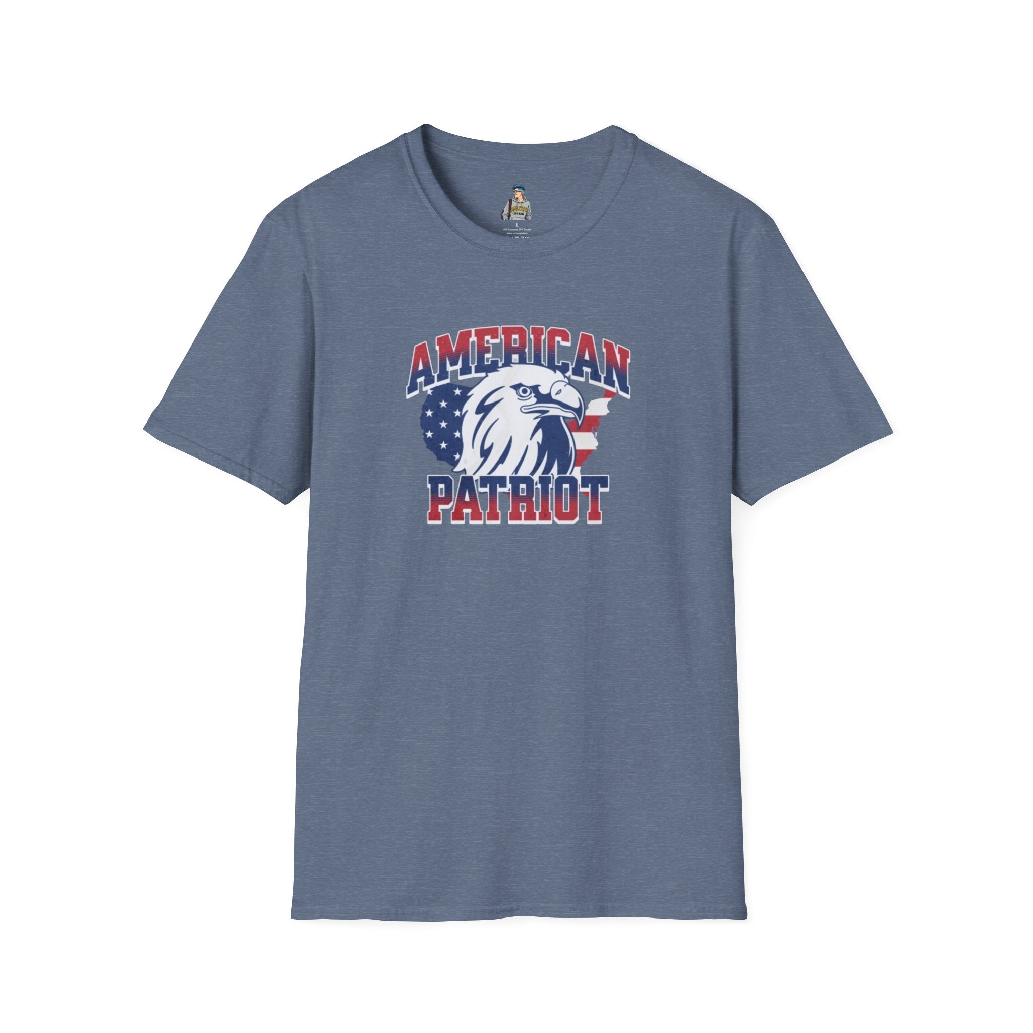 American Patriot - Keep Immigrants Deport Fascists Unisex T-Shirt - Celebrate Freedom & Diversity