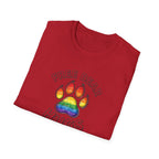 Free Bear Hugs Rainbow Paw T-Shirt