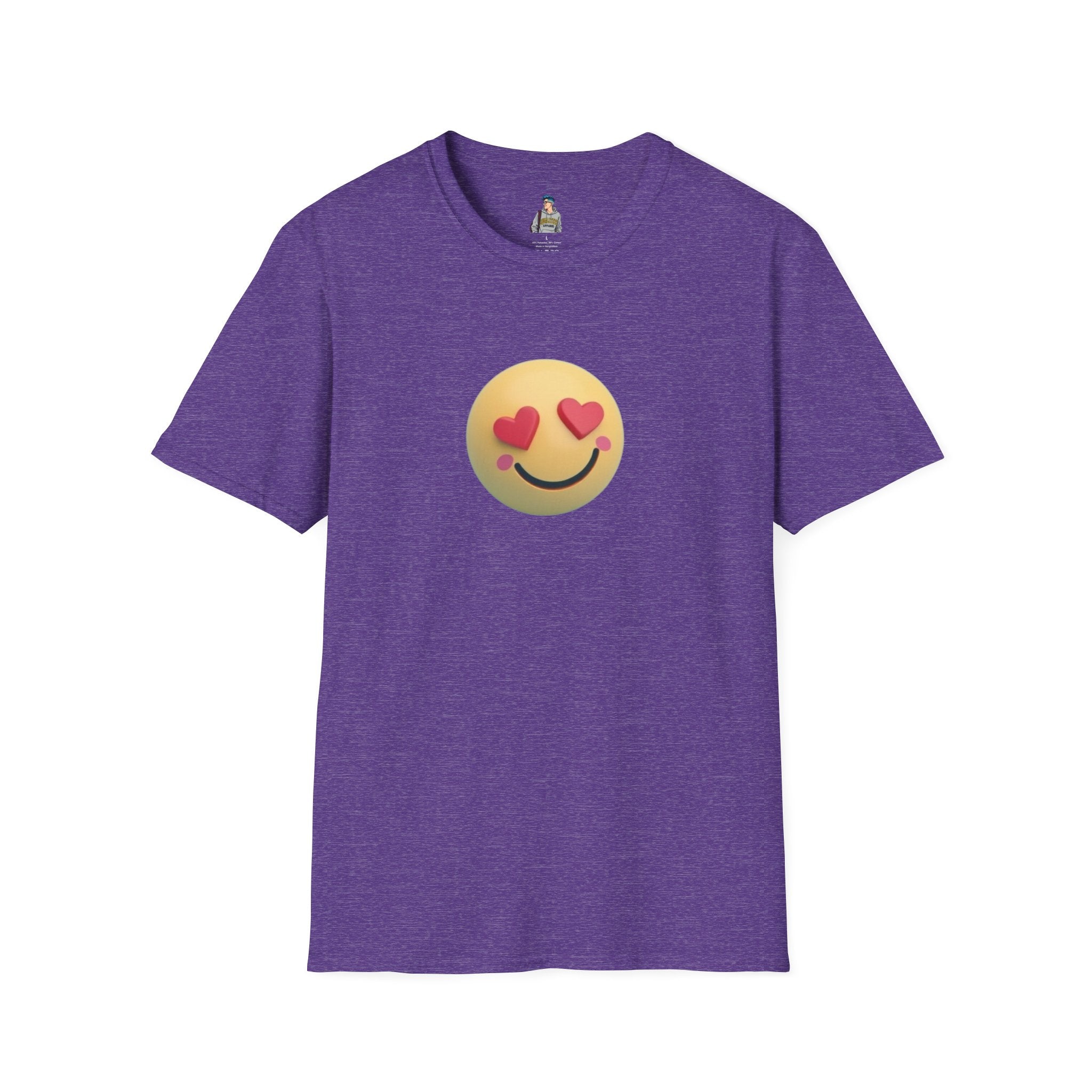 Heart Eyes Emoji - Unisex Softstyle T-Shirt