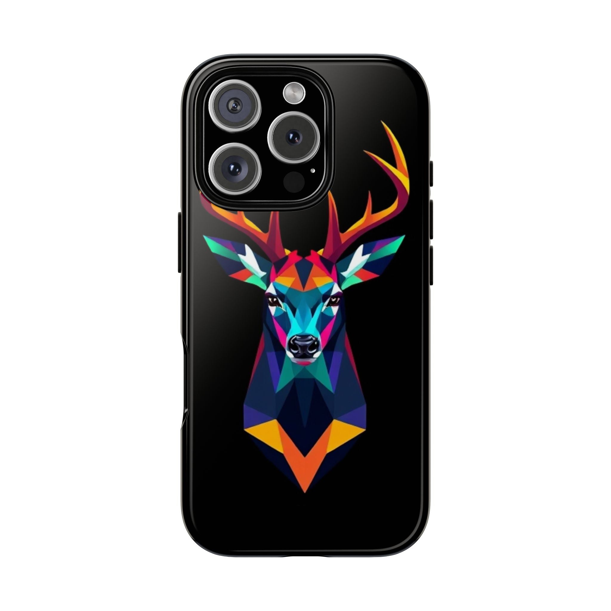 Colorful Fractal Deer Art Design Tough Case For Android & iPhone