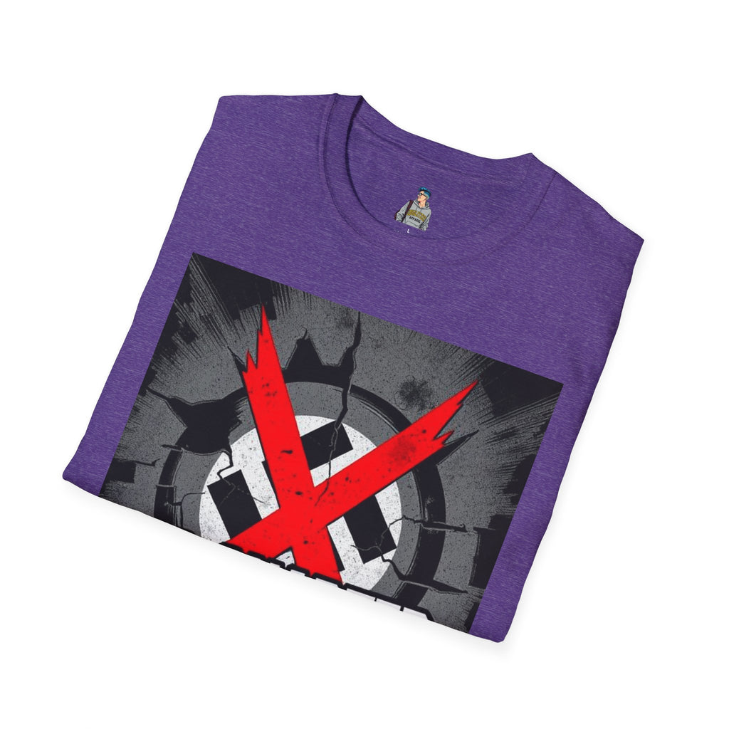 Unisex Softstyle T-Shirt - No Quarter for Fascists Graphic Tee