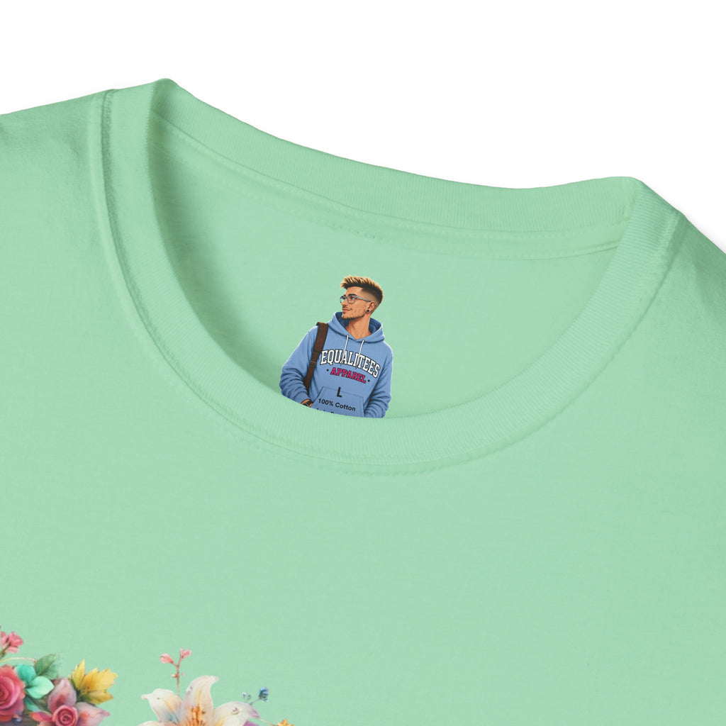 FDT Bold Floral Typography T-Shirt