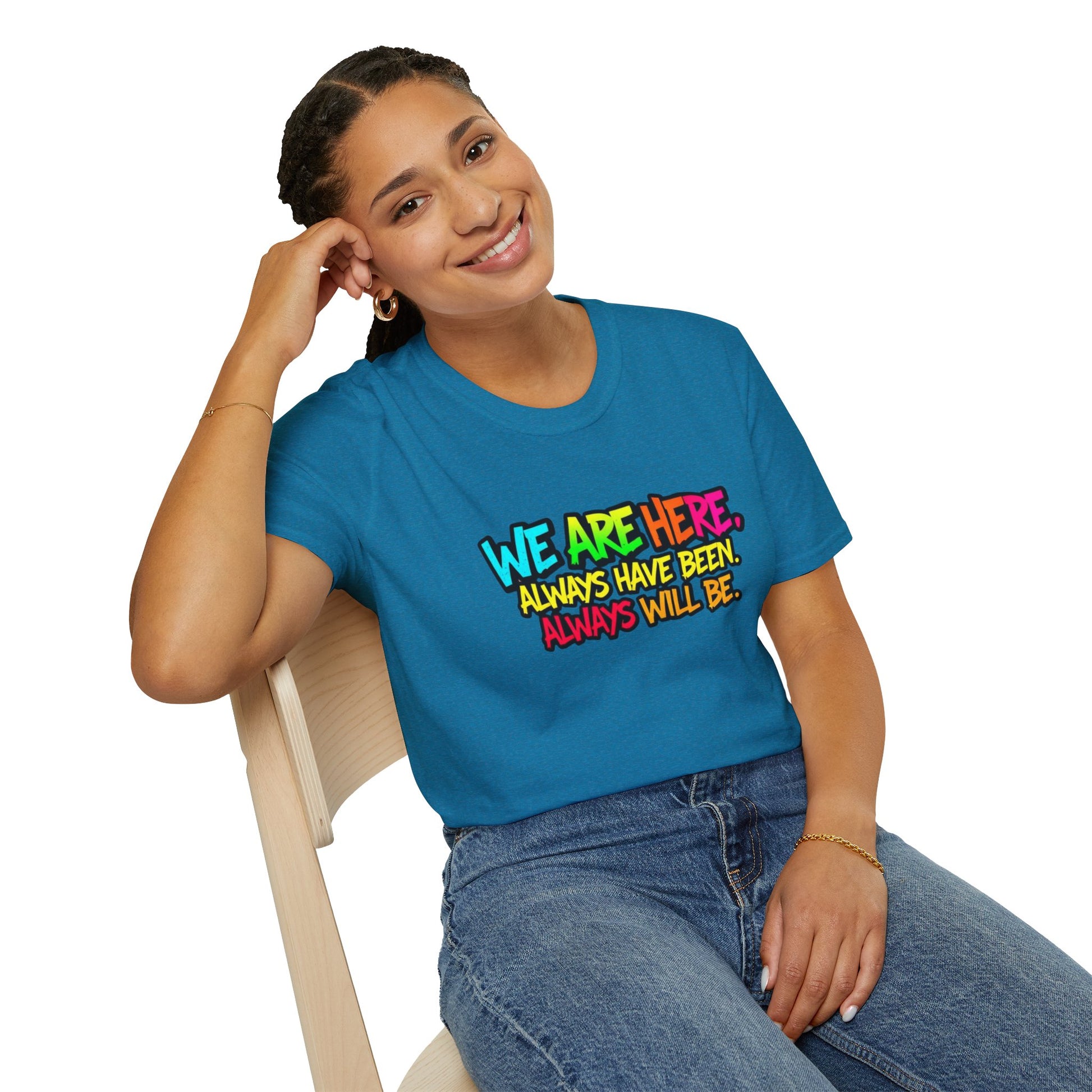 We are WHO We Are Just Leave Us tf Alone Pride Tee