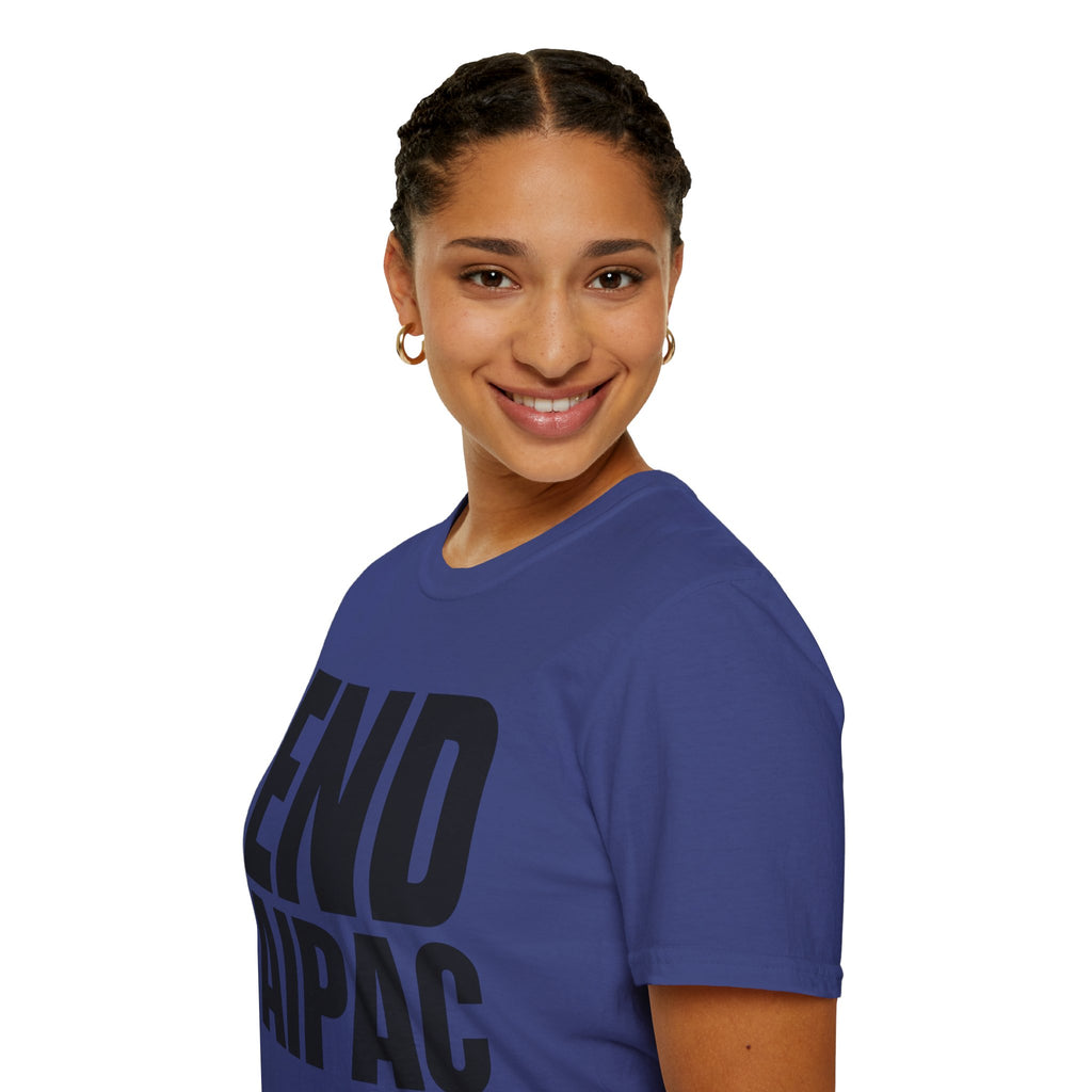 END AIPAC Bold Protest T-Shirt