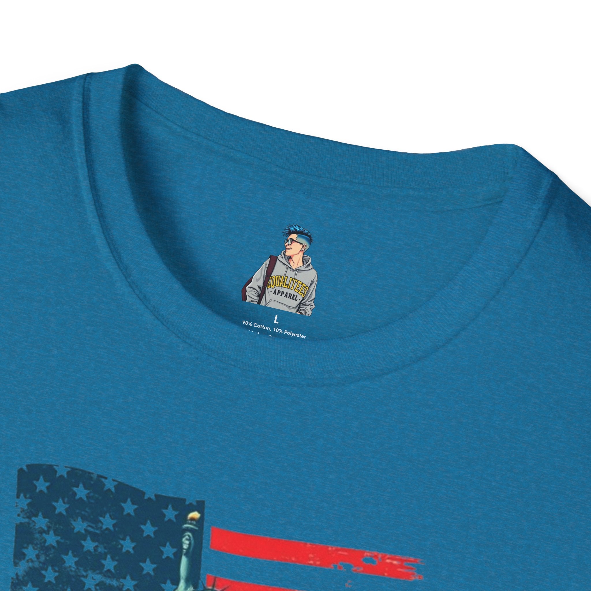 Unisex Softstyle T-Shirt - "Immigrants Make America Great" - Celebrate Diversity & Freedom