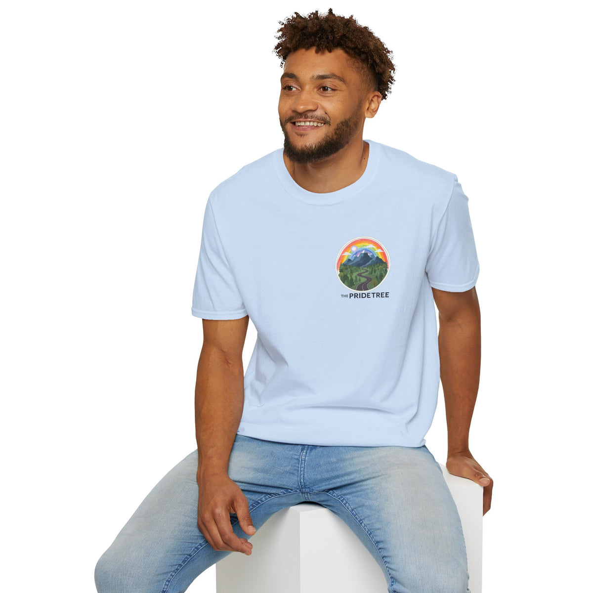 Pride Tree Las Vegas Mountain Graphic T-Shirt