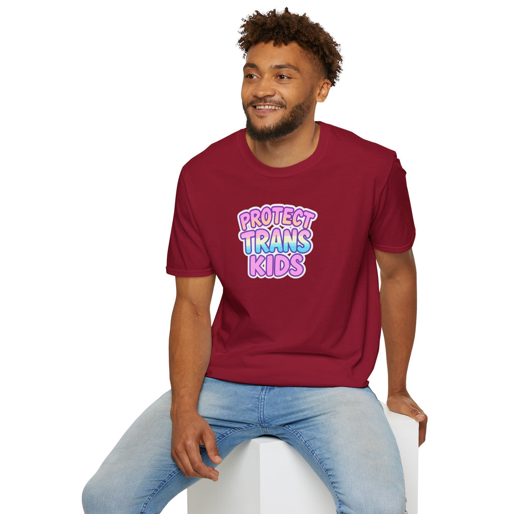 Unisex Softstyle T-Shirt - Protect Trans Kids Tee