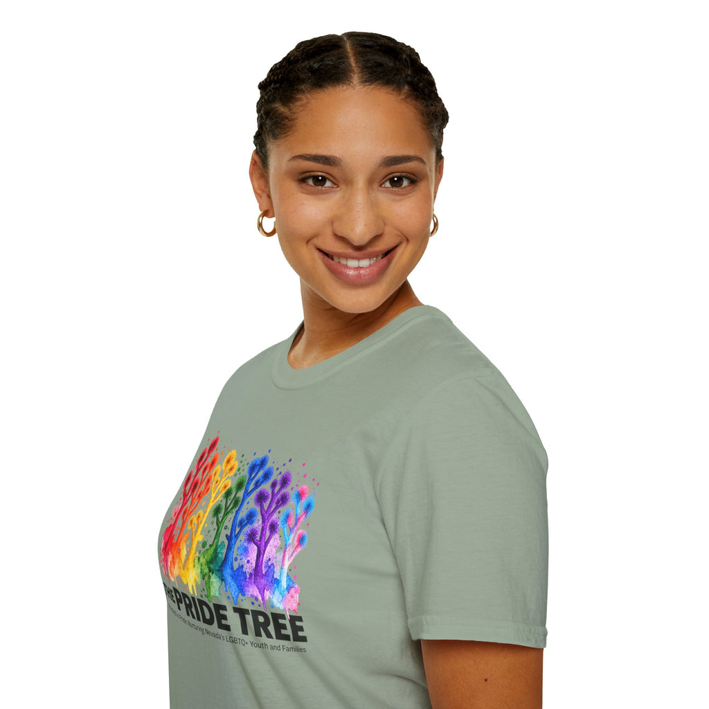 Pride Tree Las Vegas T-Shirt - Black Text