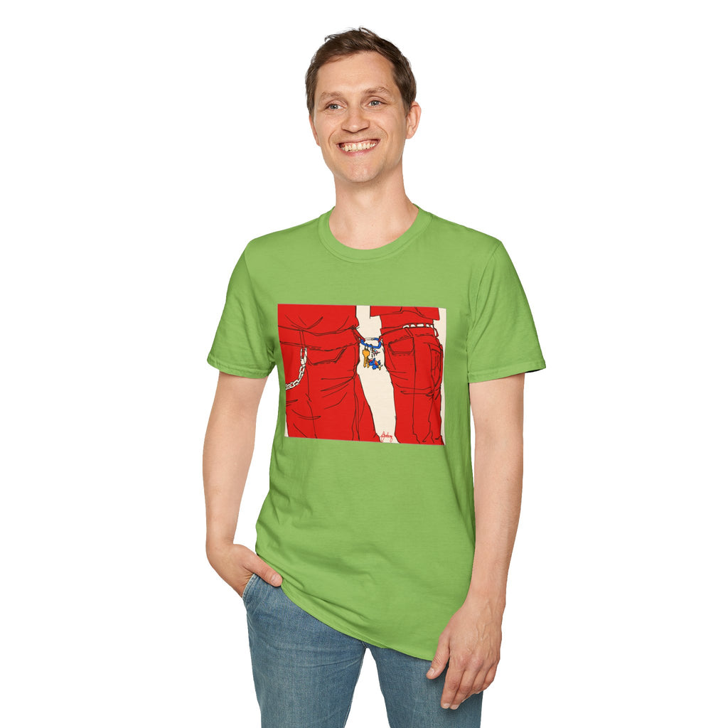 Red Jeans by Audrey Pride Tree Las Vegas T-Shirt