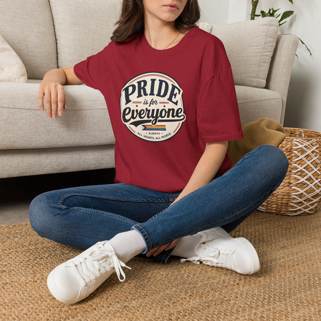 Pride Is for Everyone T-Shirt — Inclusive Retro Pride Tee