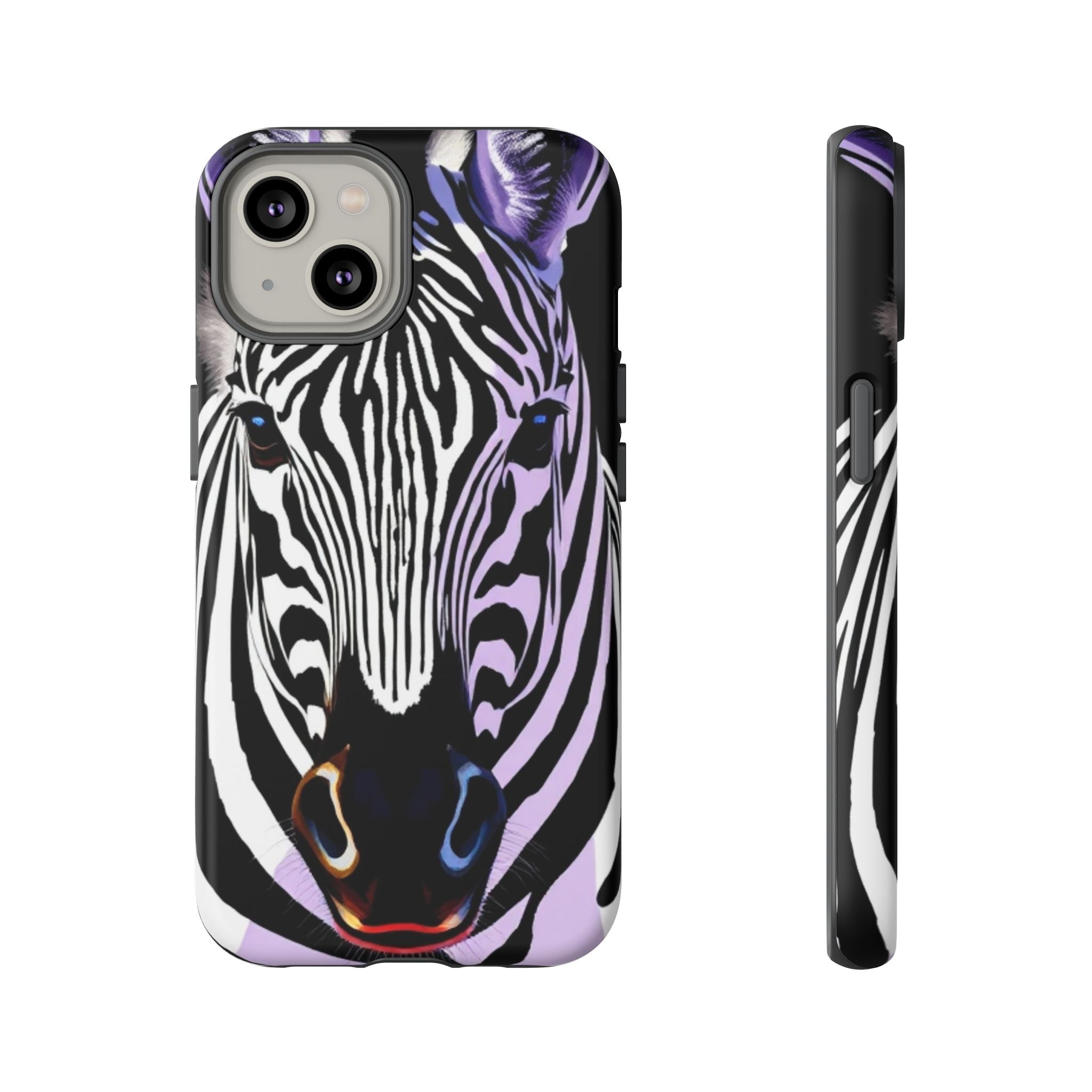 Android OR iPhone Compatible Cases - Zebra Design - Unique Tough Cases