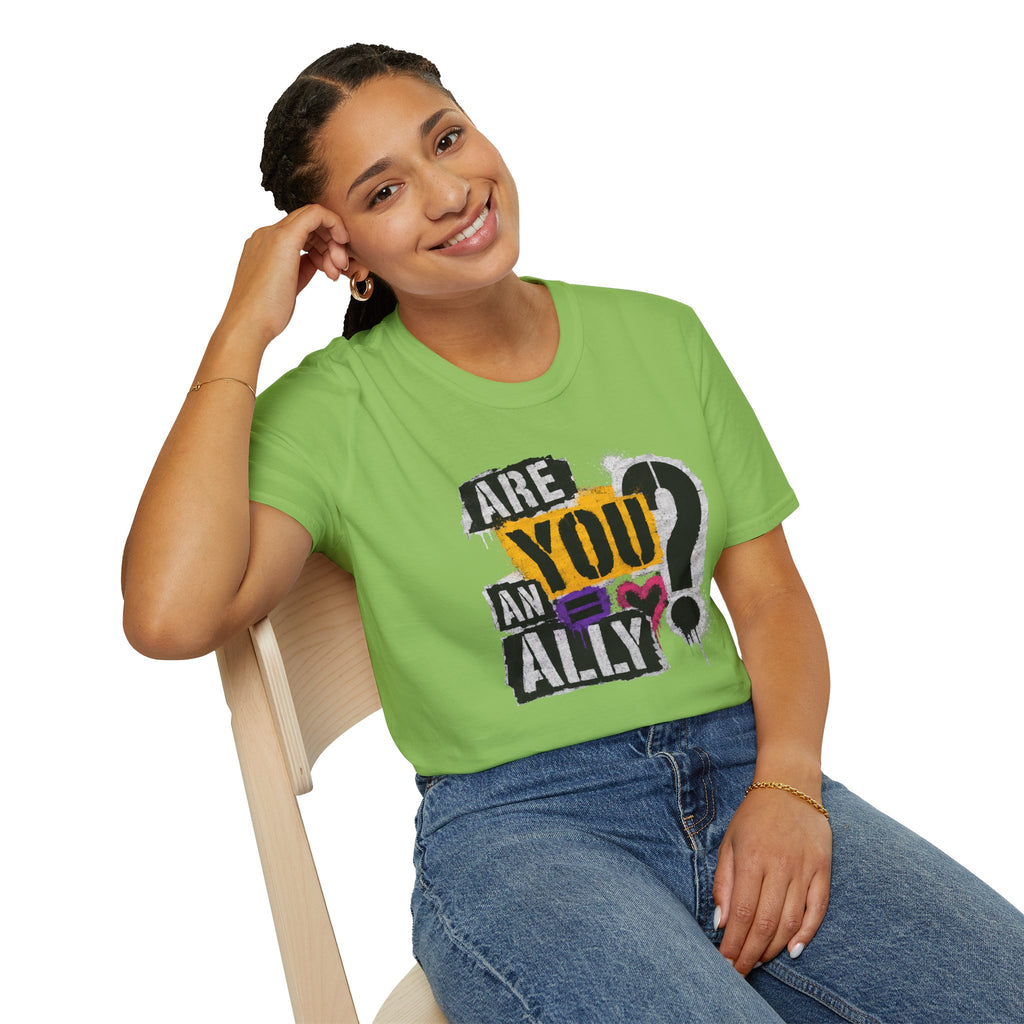 Are You An Ally? Graphic T‑Shirt — Pride & Allyship Tee