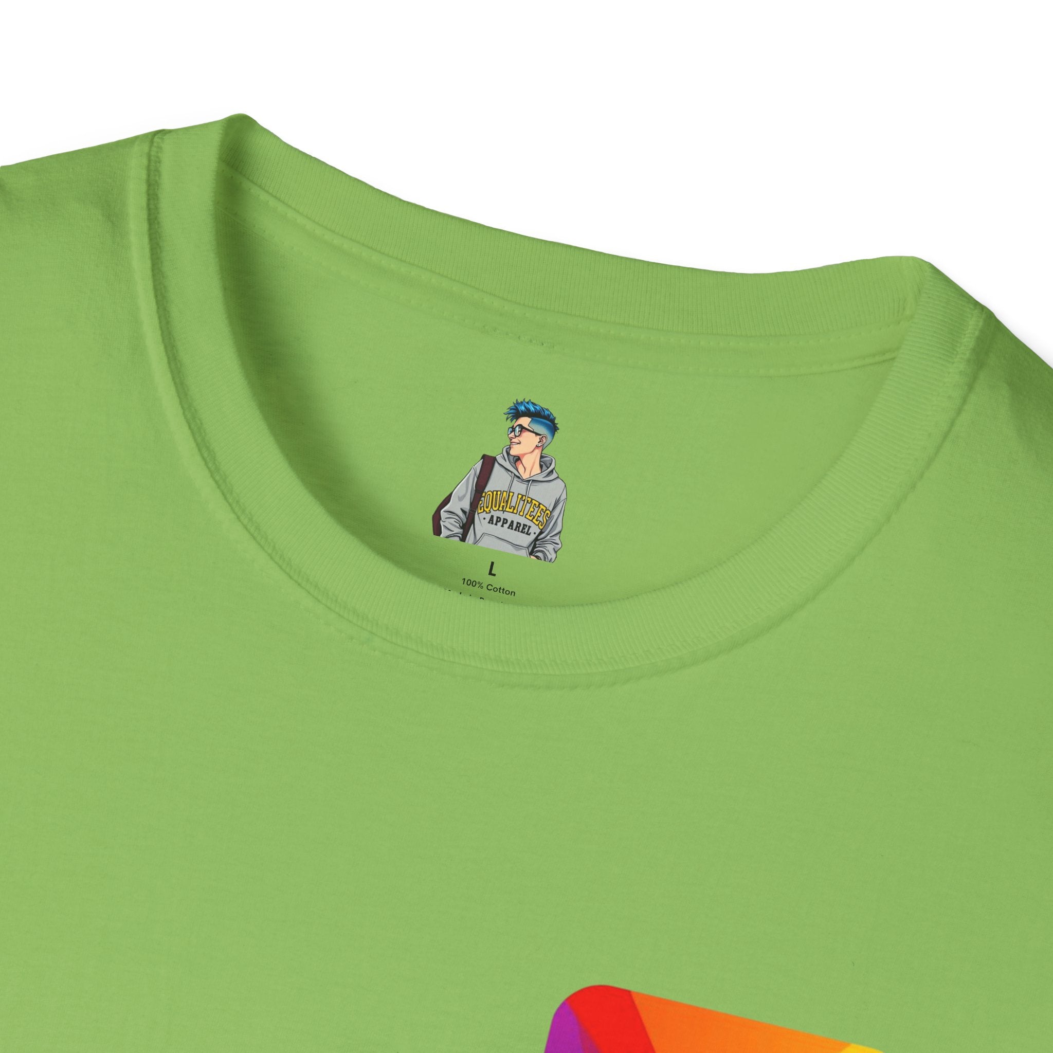 Pride-Theme Unisex Softstyle T-Shirt - "True freedom is Equality for ALL"