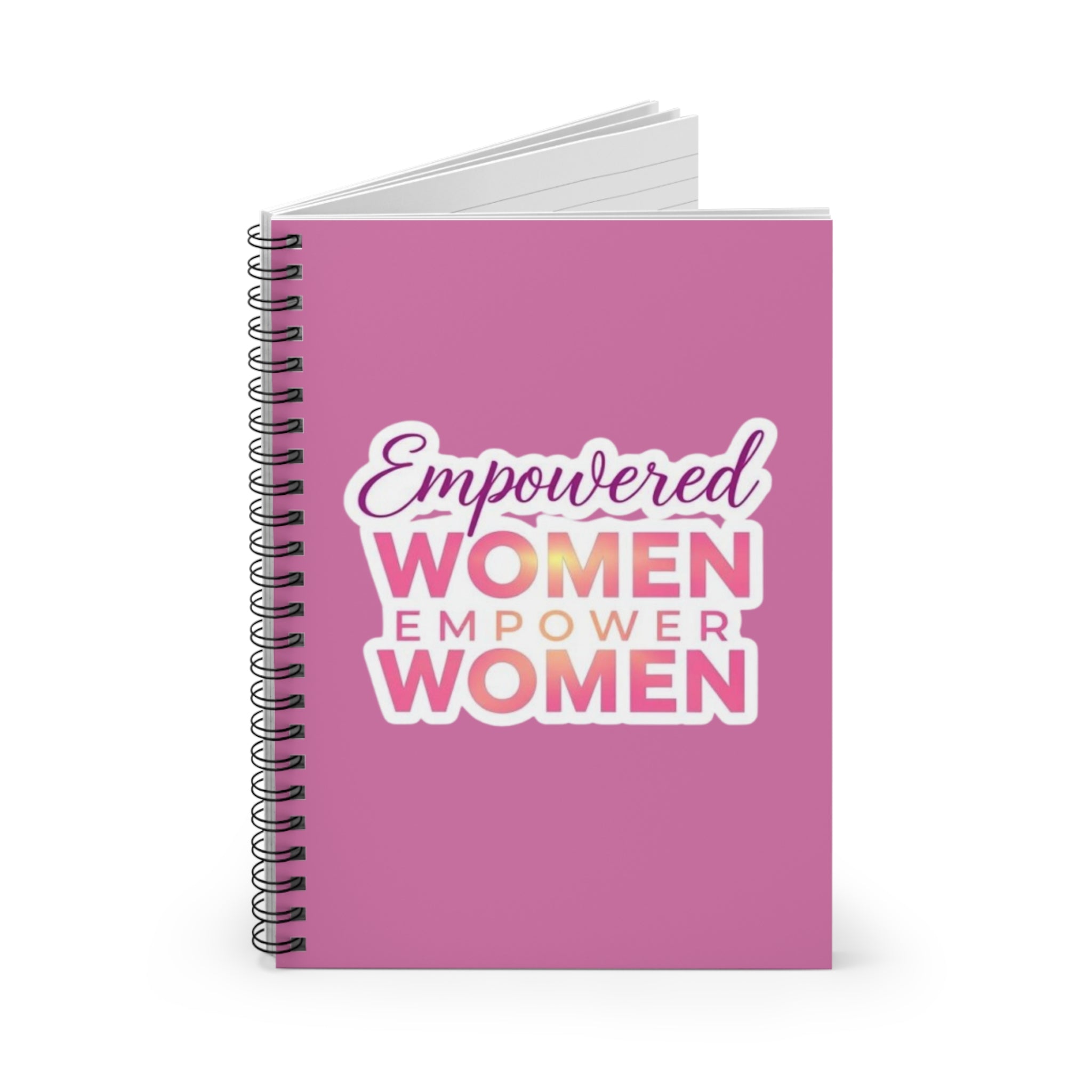 Empowered Women Spiral Notebook - Inspirational & Motivational Journal for Daily Notes
