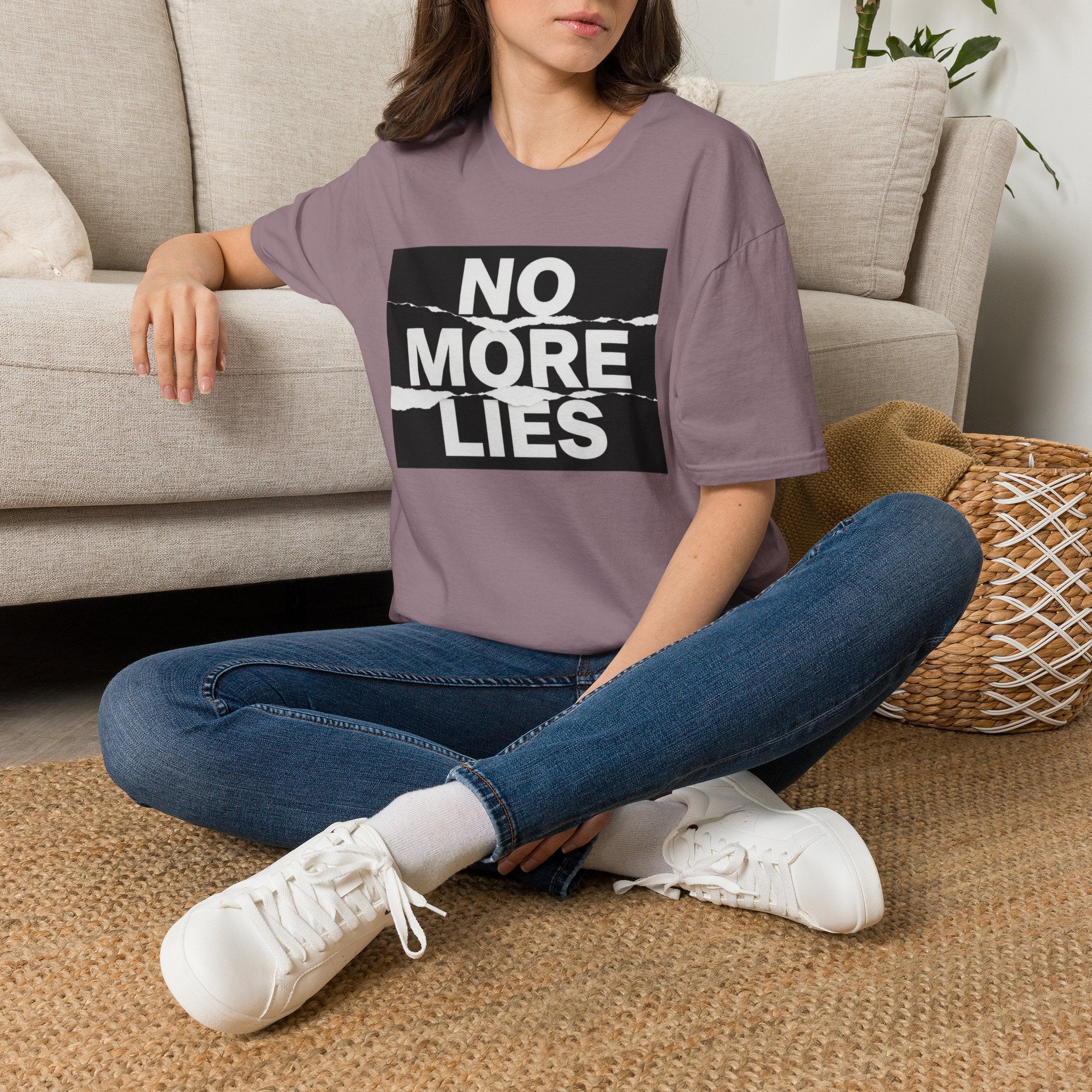 No More Lies T-Shirt — Bold Protest Graphic Tee
