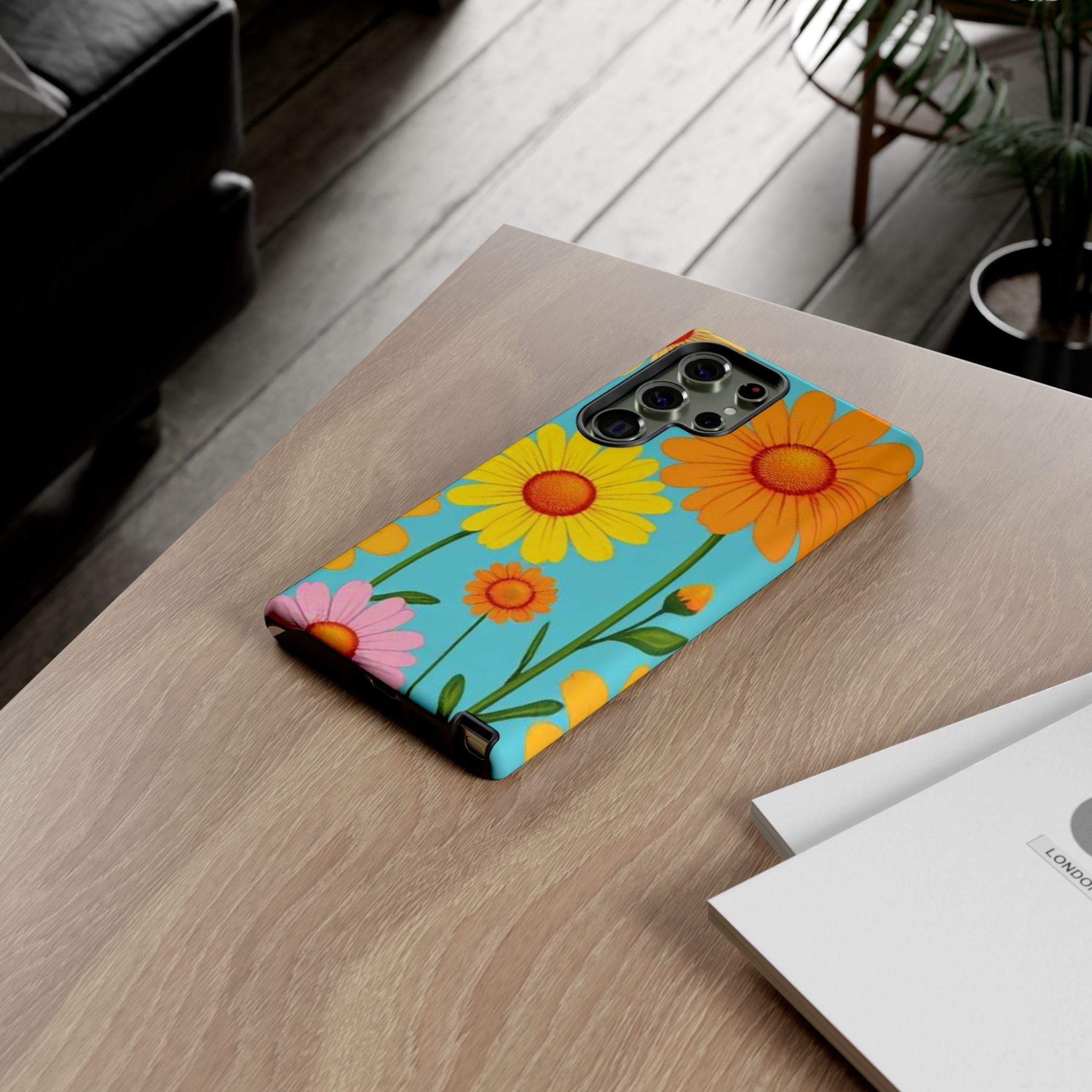 Floral Daisy Tough Case for Android
