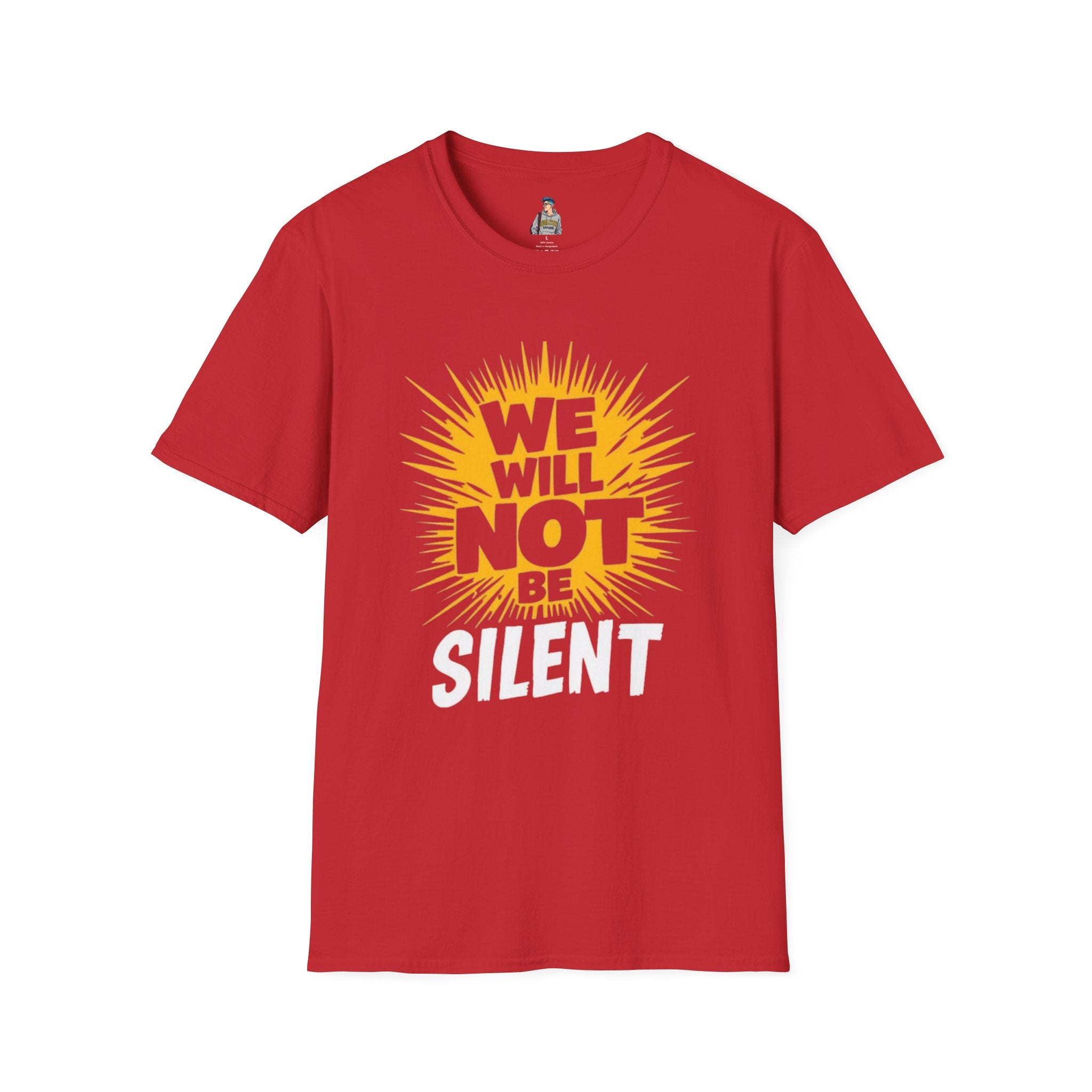 Empowerment Graphic Tee - We Will Not Be Silent | Unisex Softstyle T-Shirt
