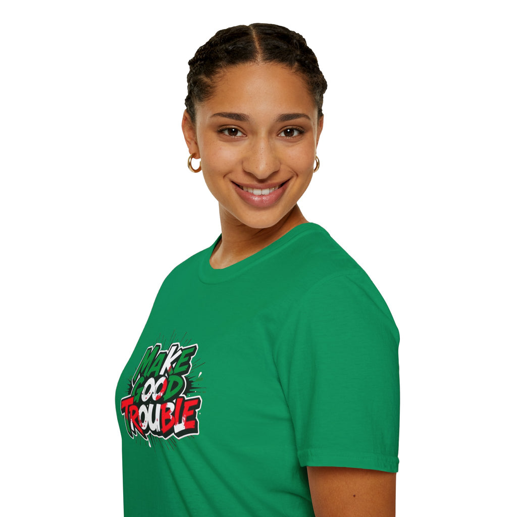 Make Good Trouble T-shirt  Fun Graphic Tee for Activists & Trendsetters