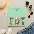 FDT Bold Floral Typography T-Shirt