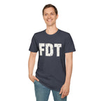 FDT Distressed Graphic T‑Shirt — Bold Statement Tee