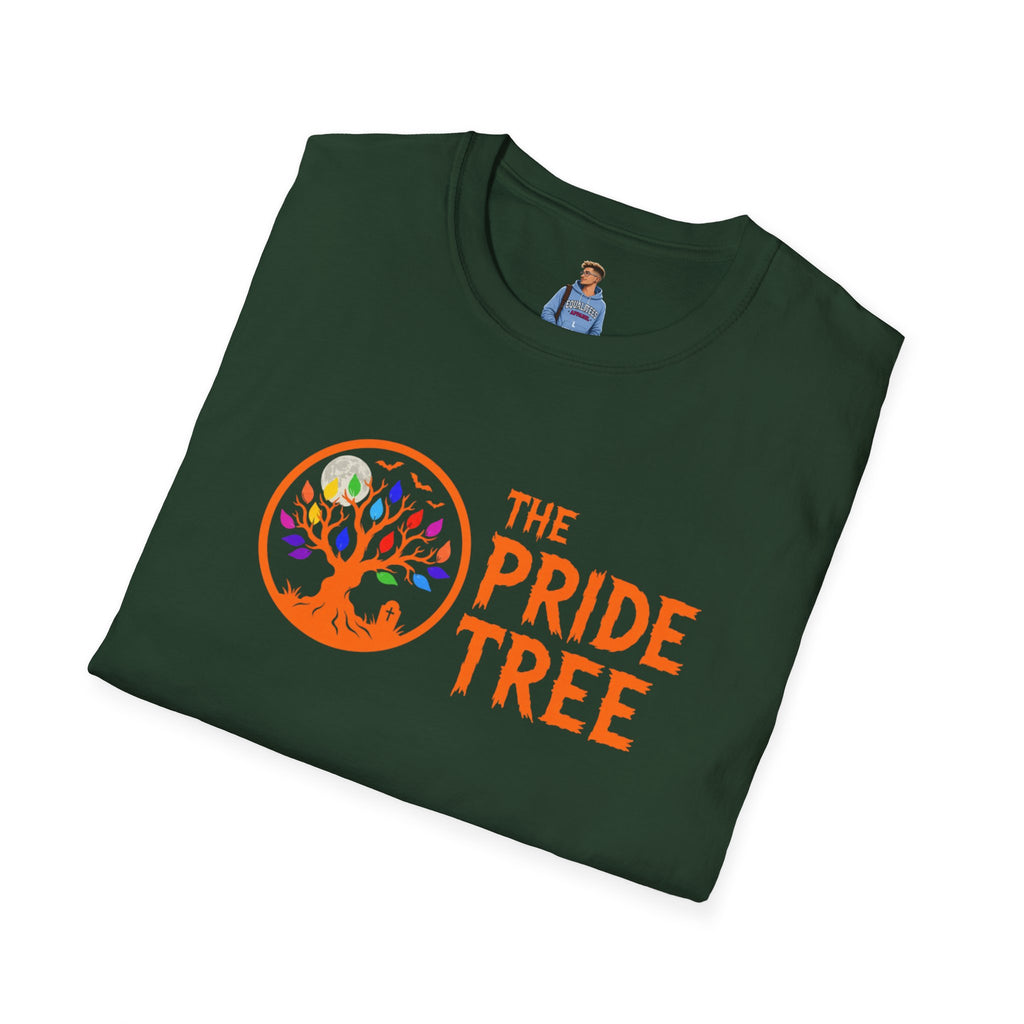 Orange Halloween Logo Pride Tree T-Shirt