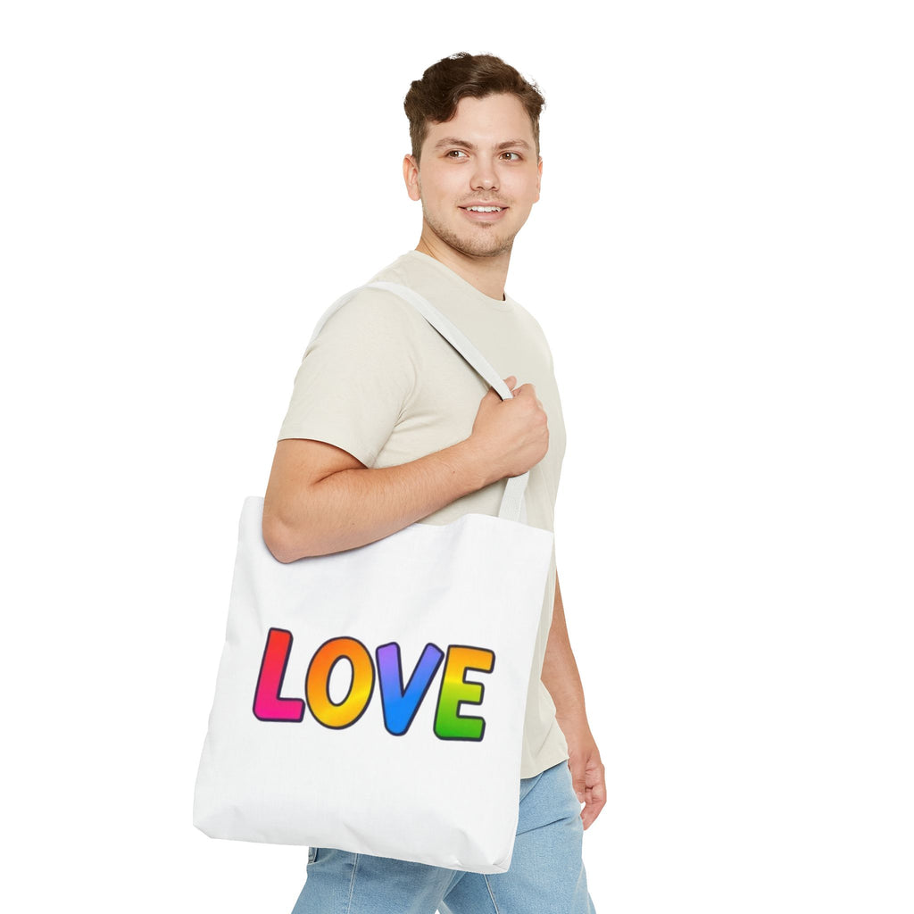 Rainbow Love Tote Bag