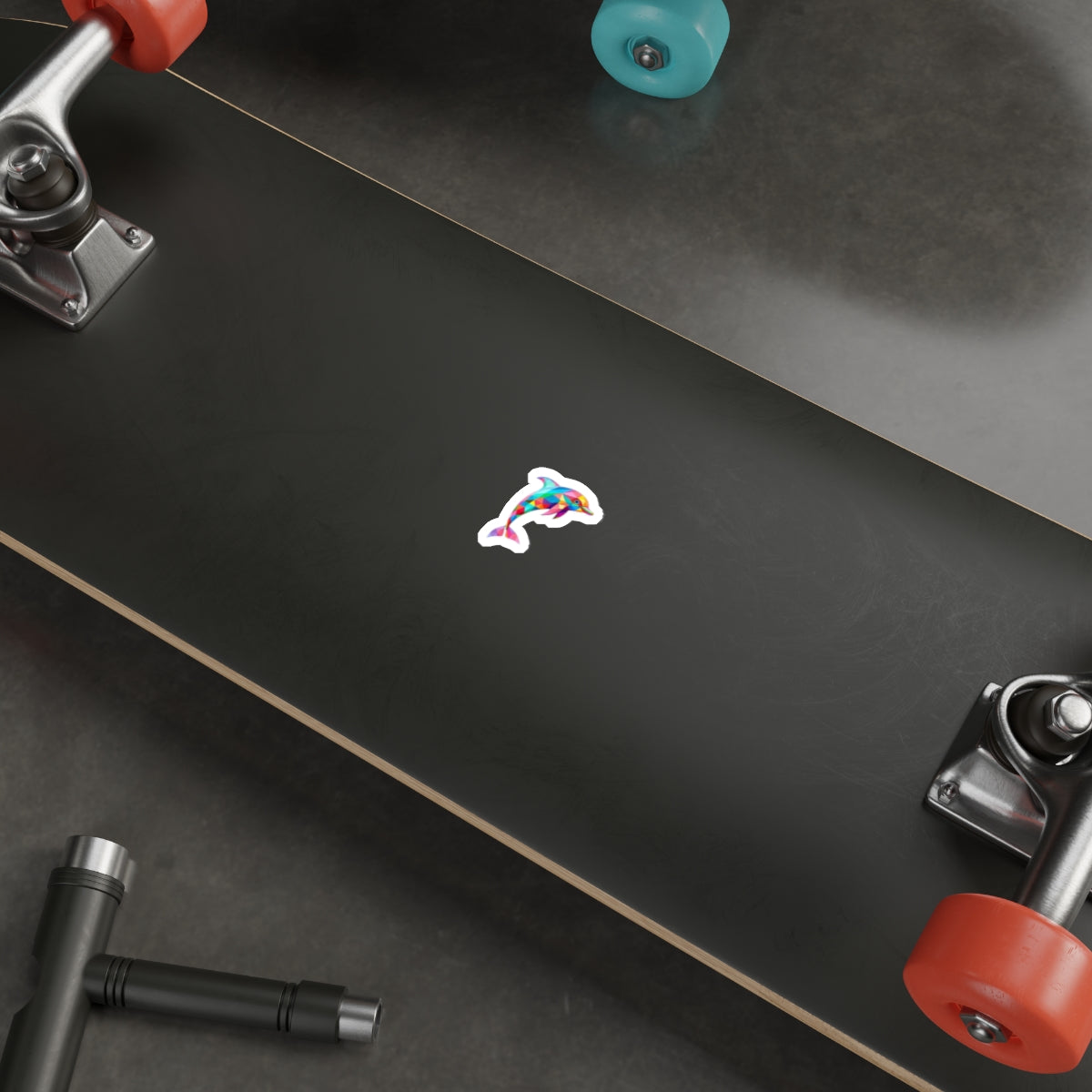 Die-Cut Stickers - Pride Dolphin