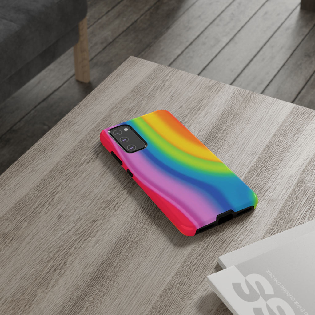 Rainbow Swirl Tough Case for Android
