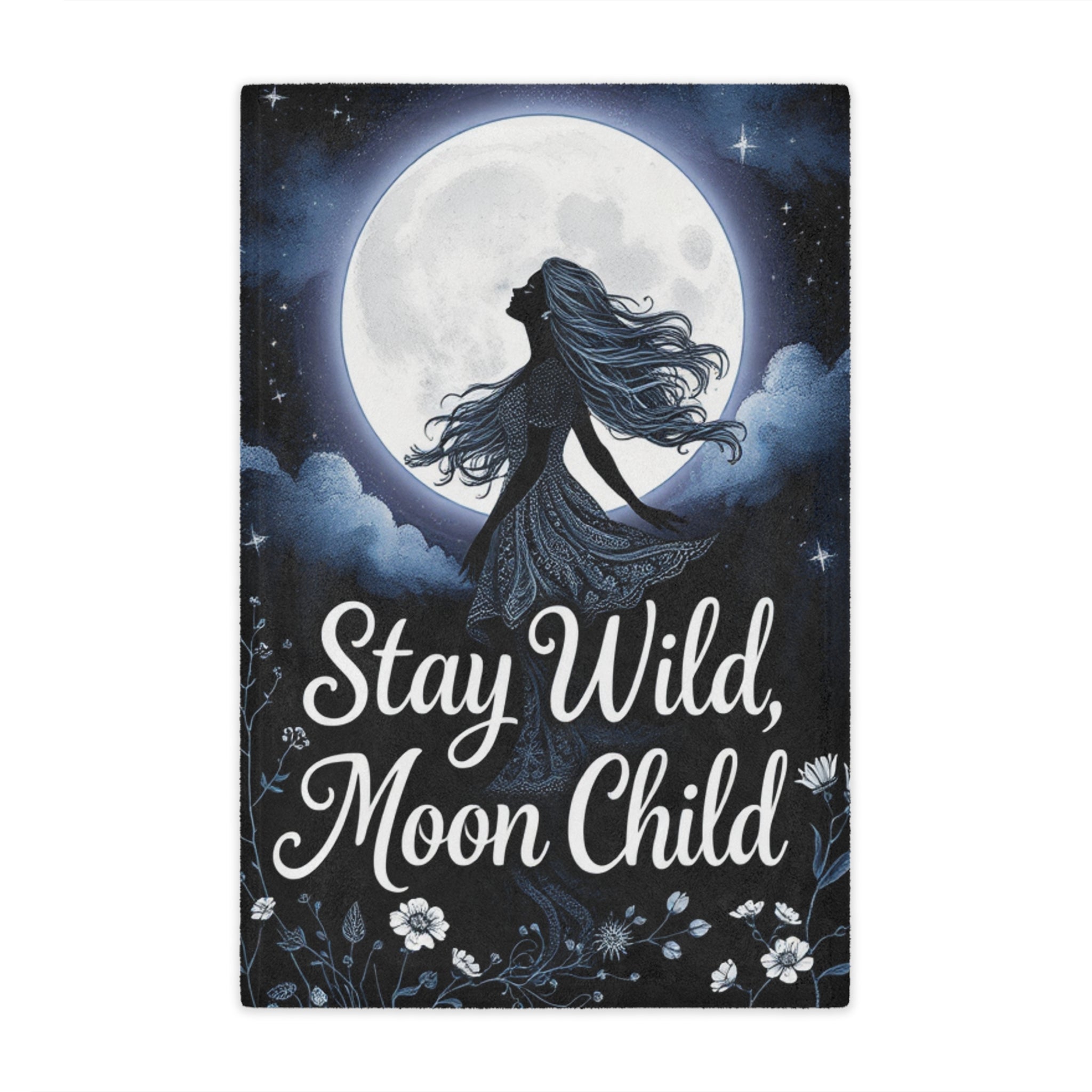 Stay Wild, Moon Child - Microfiber Blanket